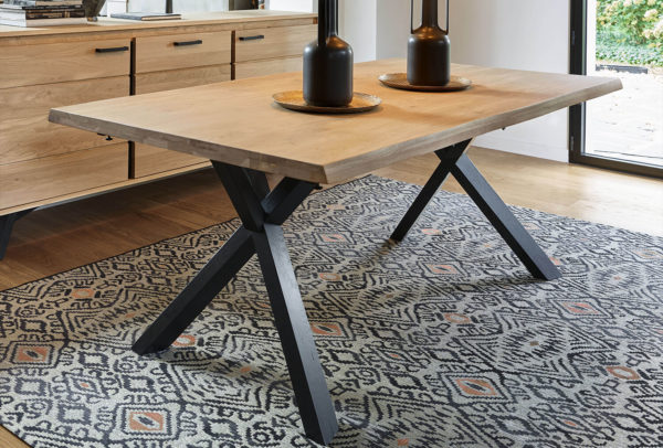 table pied metal nomade p2 - Table Nomade - Quimper Brest