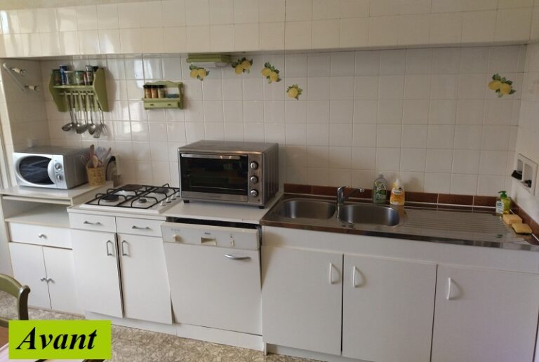 Cuisine Colorado plan de travail chêne miel Pont l'Abbé 2