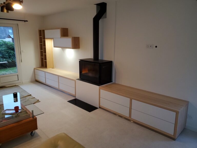 Aménagement meuble séjour Penmarch